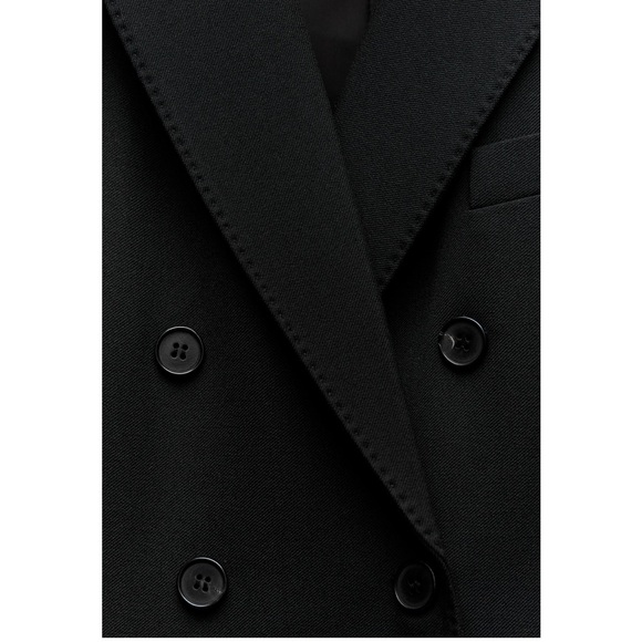ZARA TAILORED DOUBLE BREASTED COAT - Picture 8 of 10